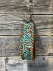 Stirrup Wristlet Turquoise Rose