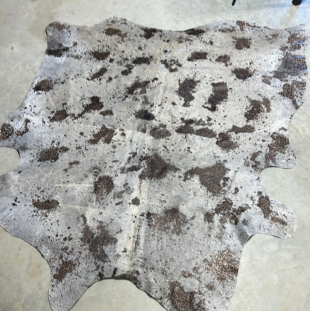 Leopard Acid Wash Cowhide