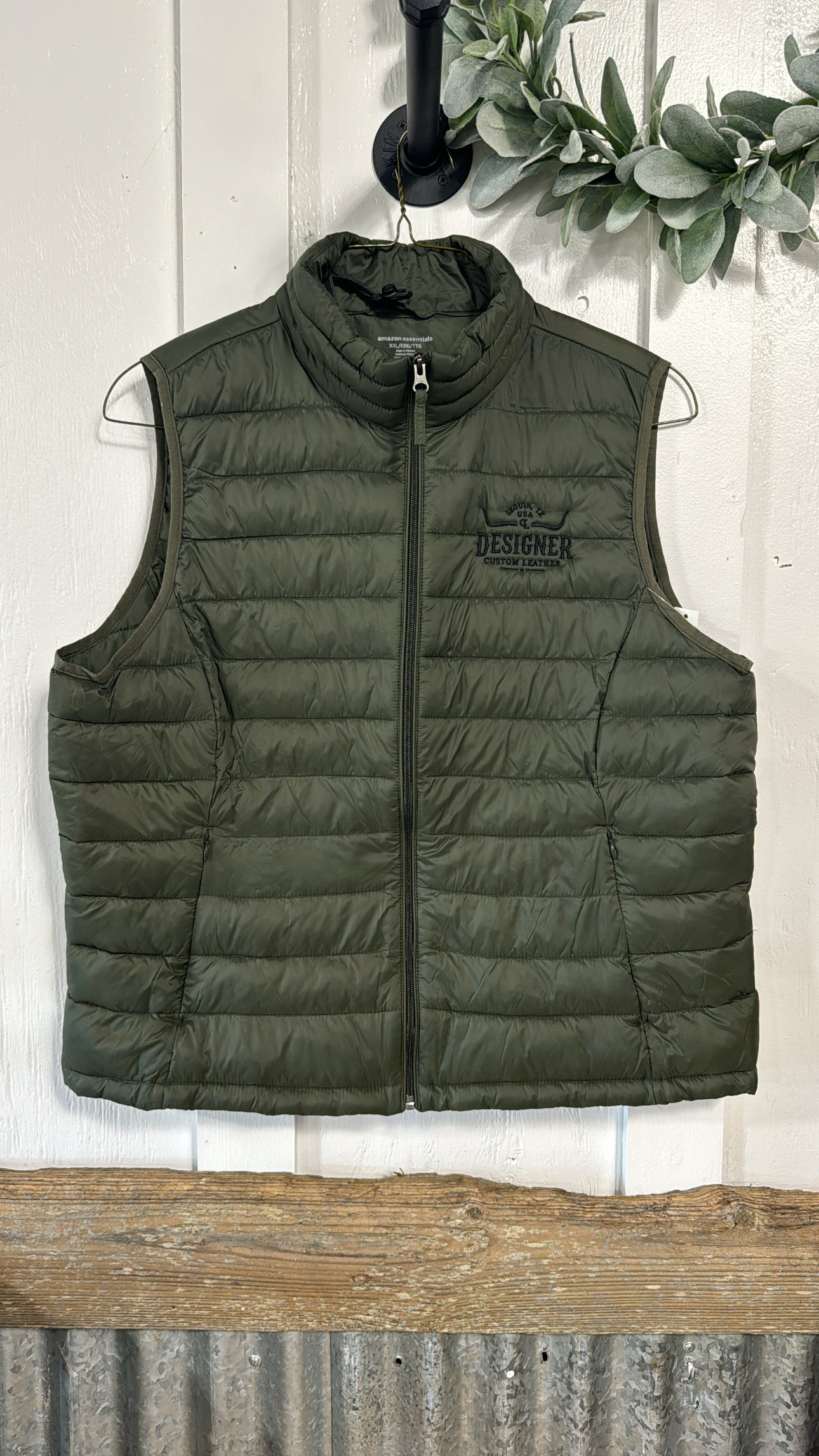 Olive DCL Puffer Vest- PREORDER