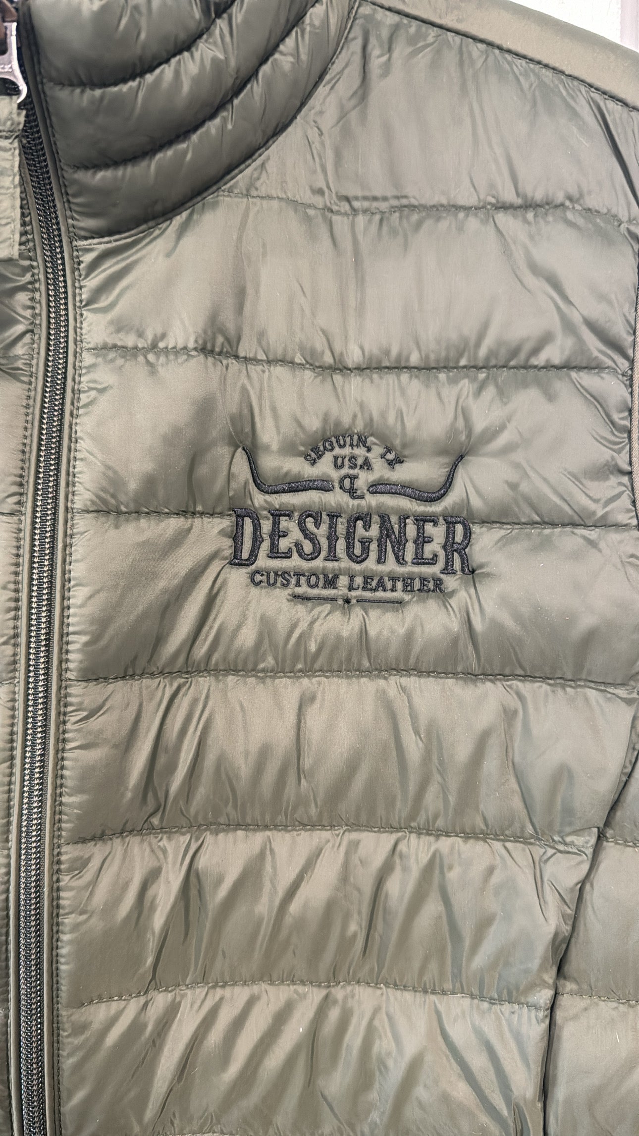 Olive DCL Puffer Vest- PREORDER