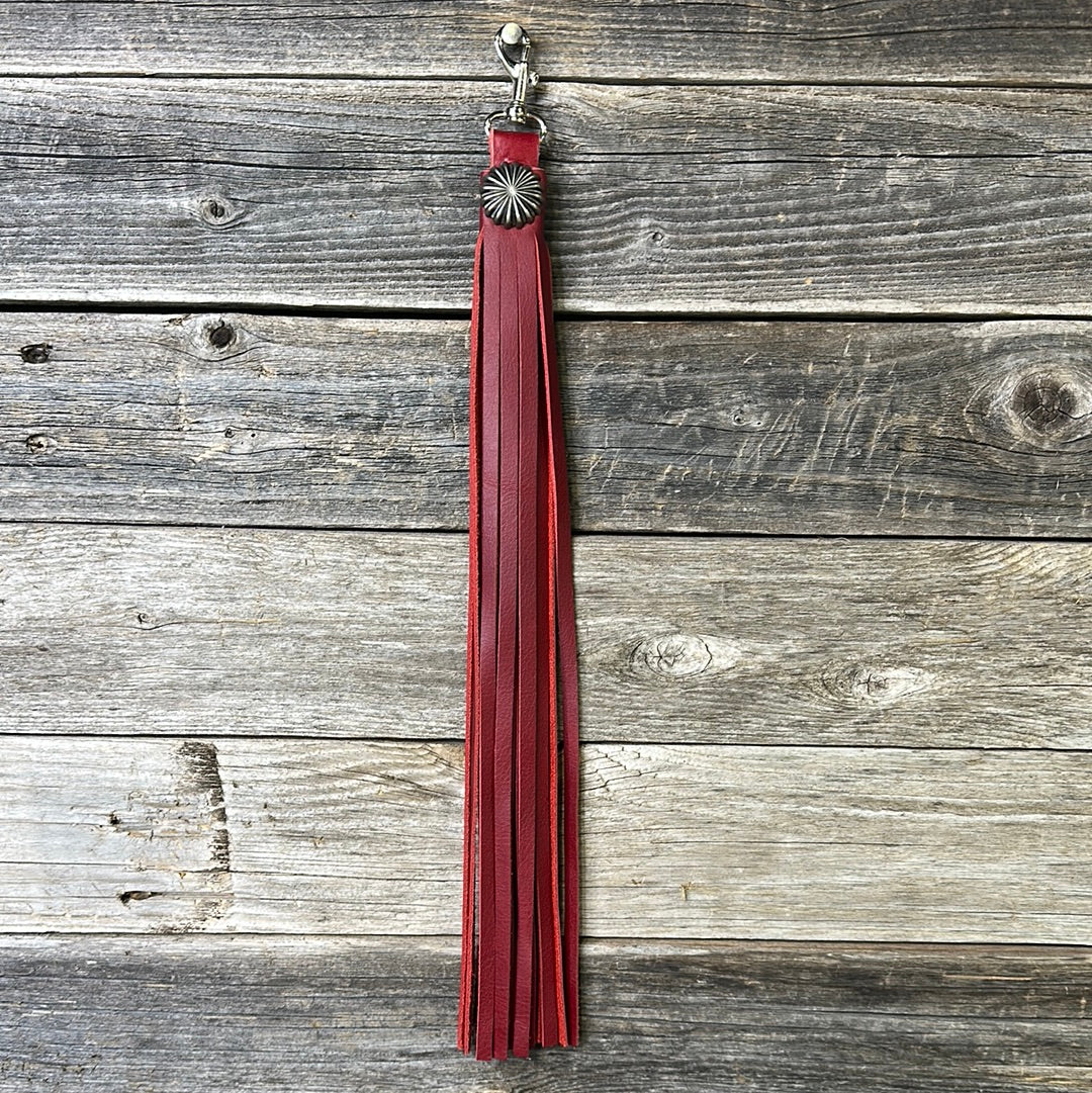 Red Tassel with Concho