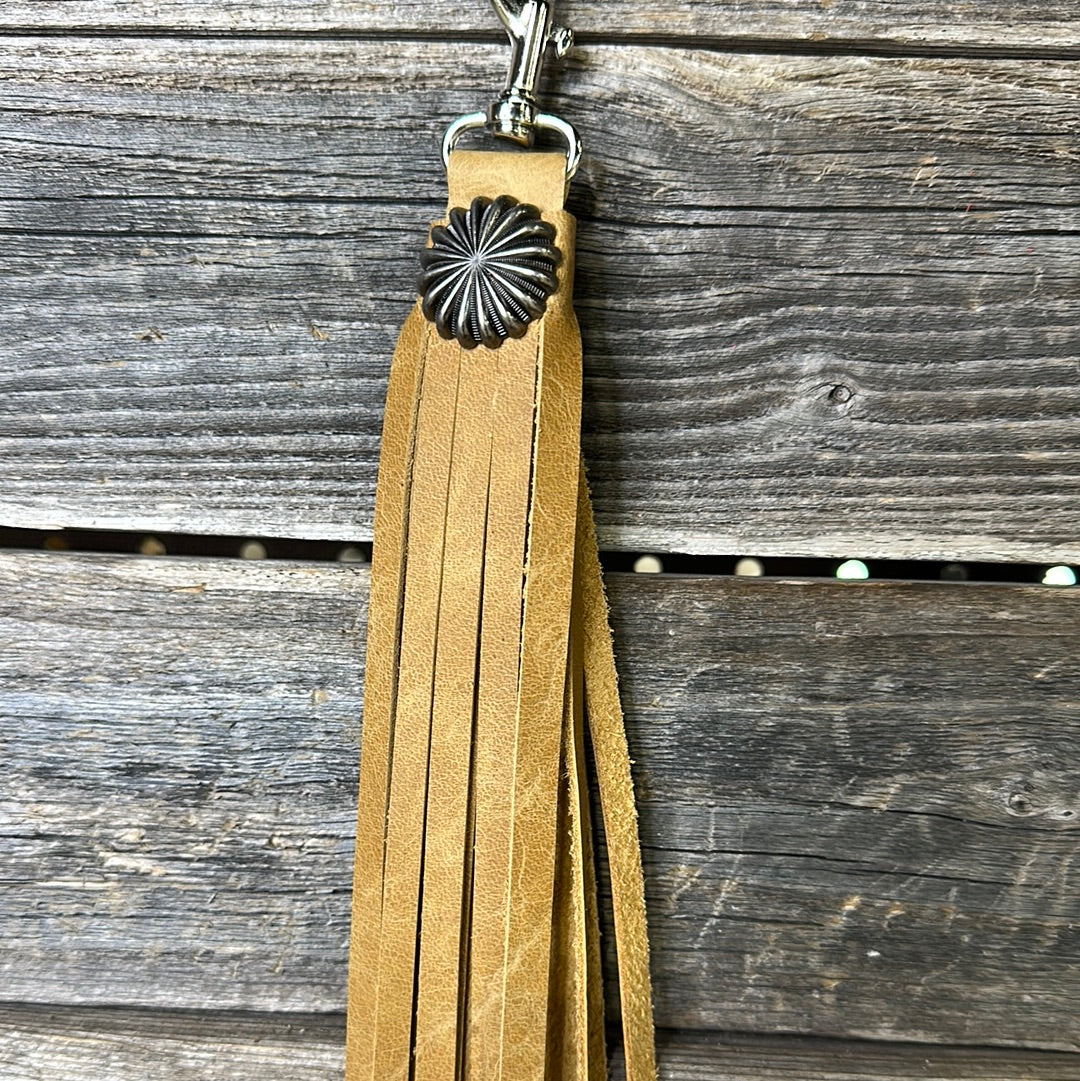 New Buckskin Tassel with Concho