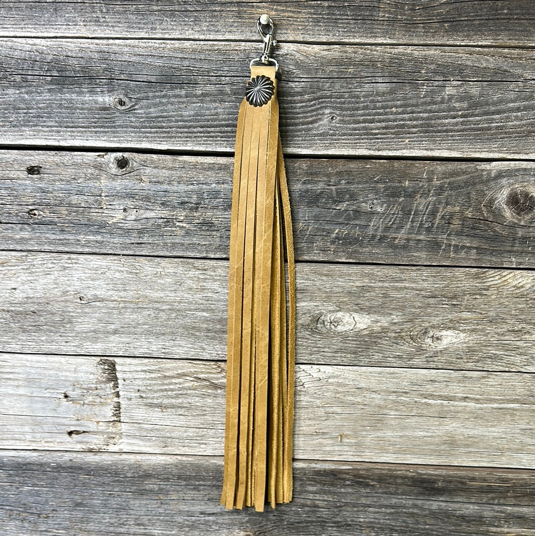 New Buckskin Tassel with Concho