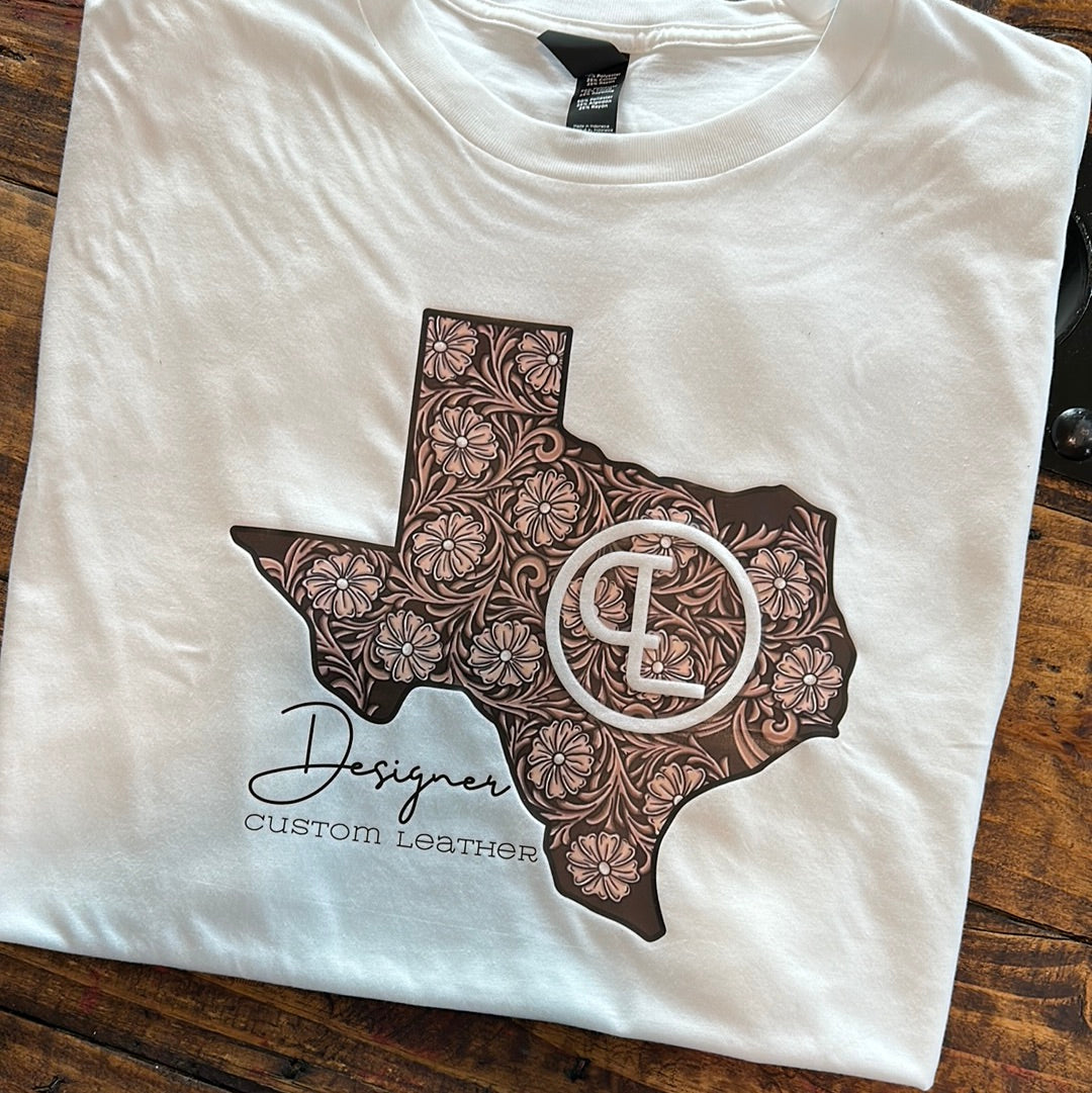 White Texas Logo T-Shirt