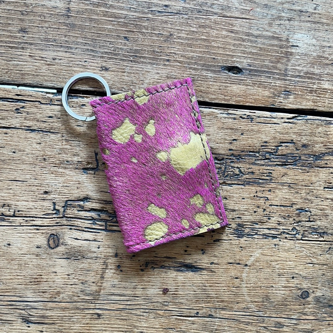 Pink Acid Wash Cardholder 4