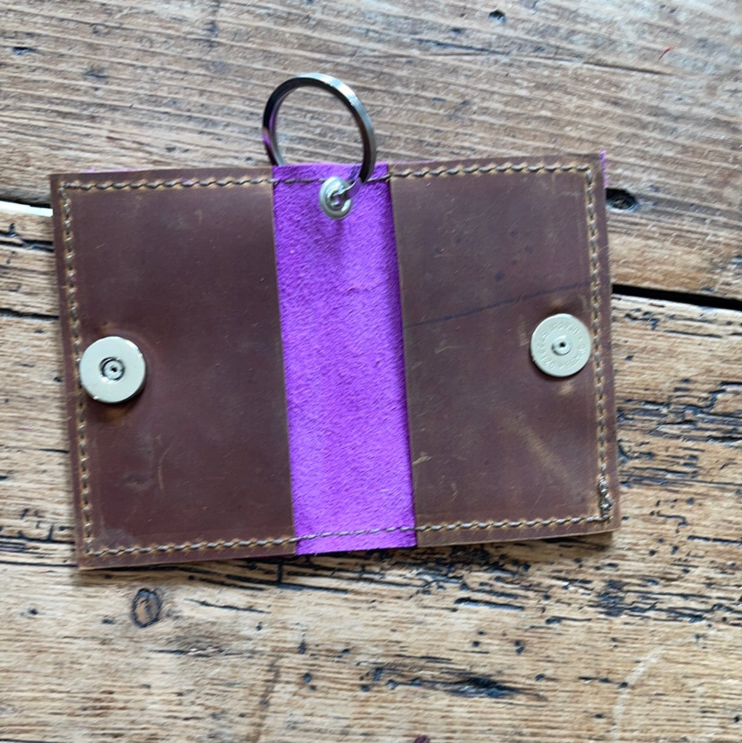 Pink Acid Wash Cardholder 4