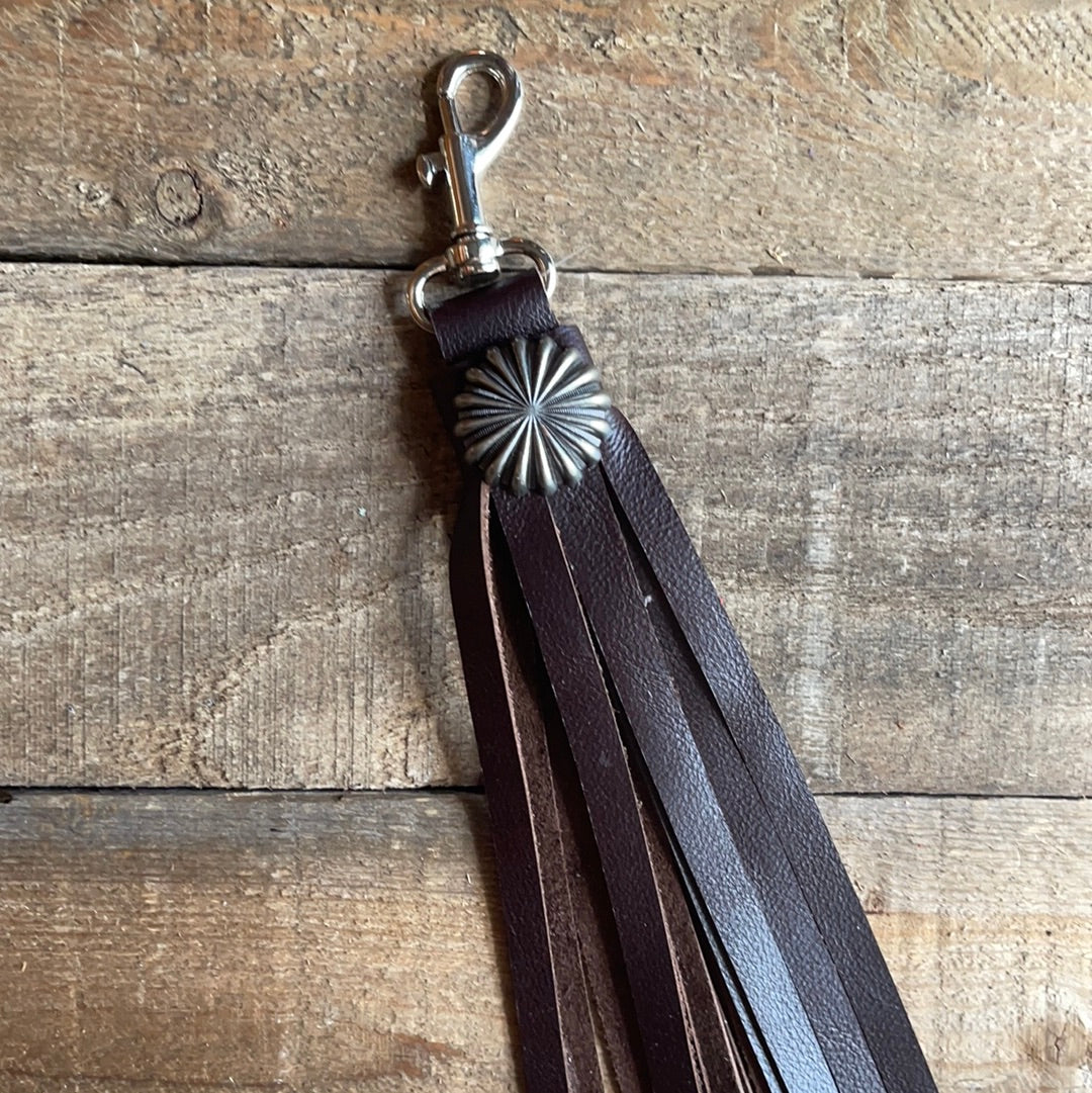 Brown Tassel with Concho