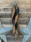 Leopard and Brown Shoulder Strap