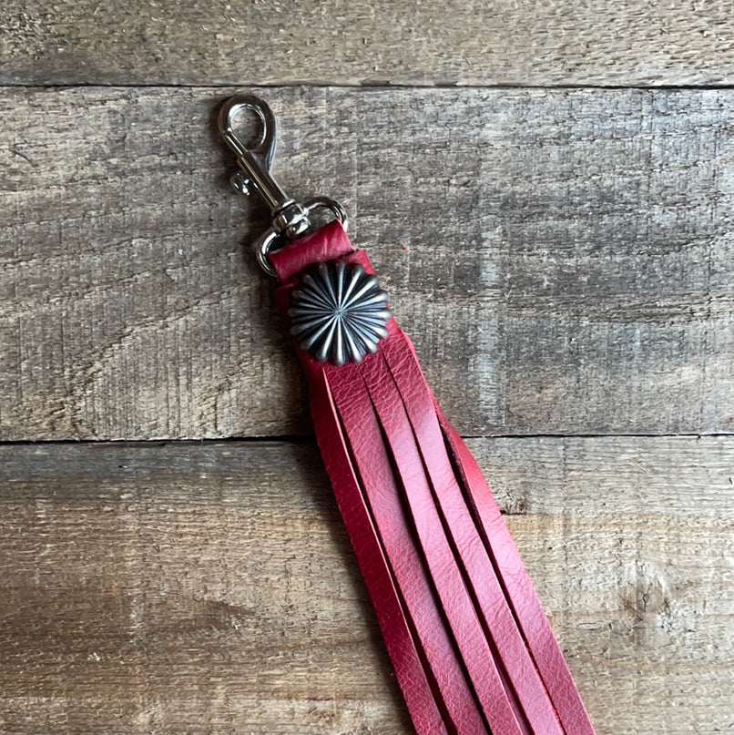 Red Tassel with Concho